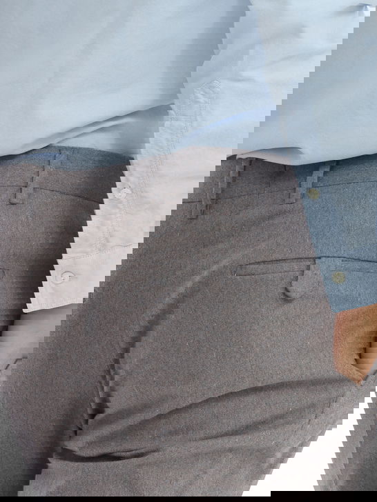 Devore Incipit Pantaloni Devore Incipit Solaro Grigio Affare Del Giorno