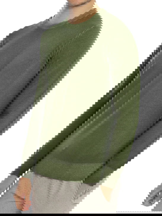 Kangra Maglia Kangra Cashmere Verde Prezzo Ridotto