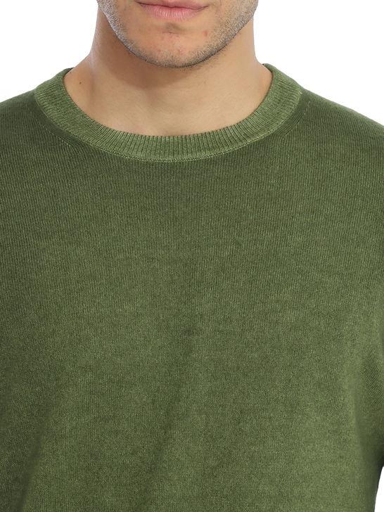 Kangra Maglia Kangra Cashmere Verde Prezzo Ridotto