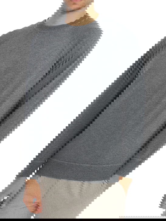 Alan Paine Felpa Alan Paine Raglan Grigio Nuova