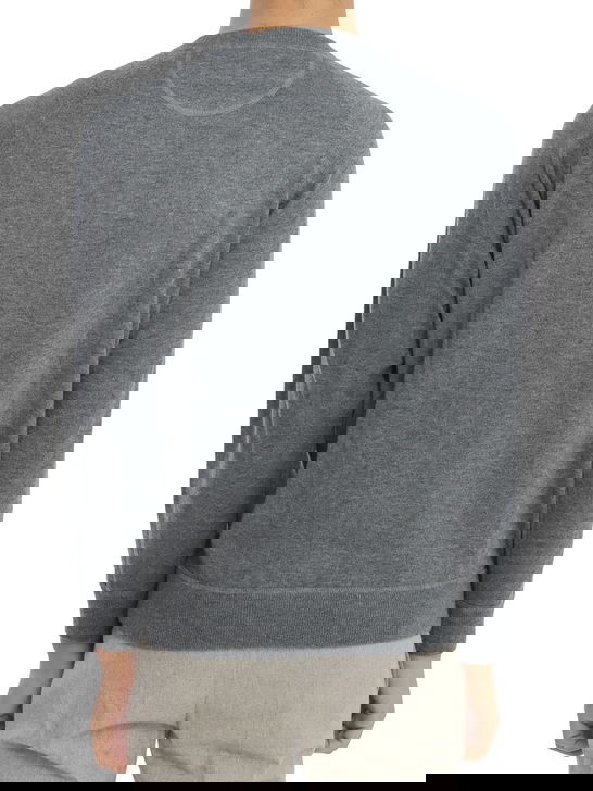 Alan Paine Felpa Alan Paine Raglan Grigio Nuova