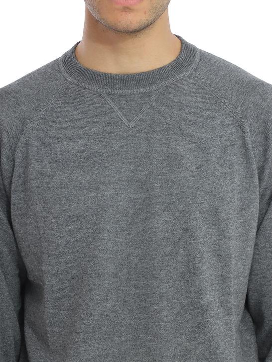Alan Paine Felpa Alan Paine Raglan Grigio Nuova