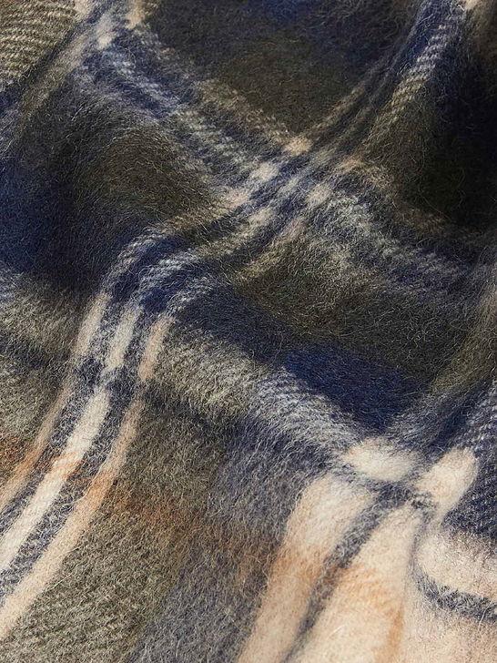 Barbour Sciarpa Barbour New Check Tartan Beige Flash Sale