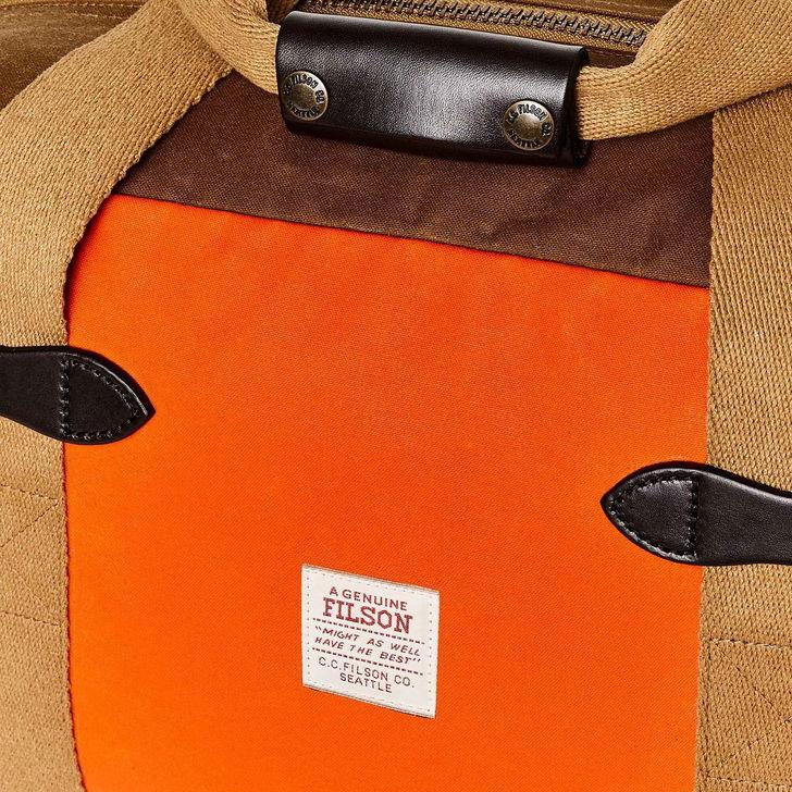 Filson Borsone Filson Small Duffle Arancio Offerta Pasqua