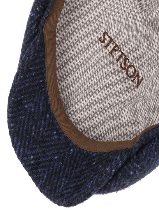 Stetson Coppola Stetson Hatteras Herringbone Blu Latest fashion