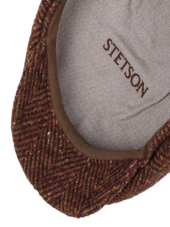 Stetson Coppola Stetson Hatteras Herringbone Arancio Online Outlet