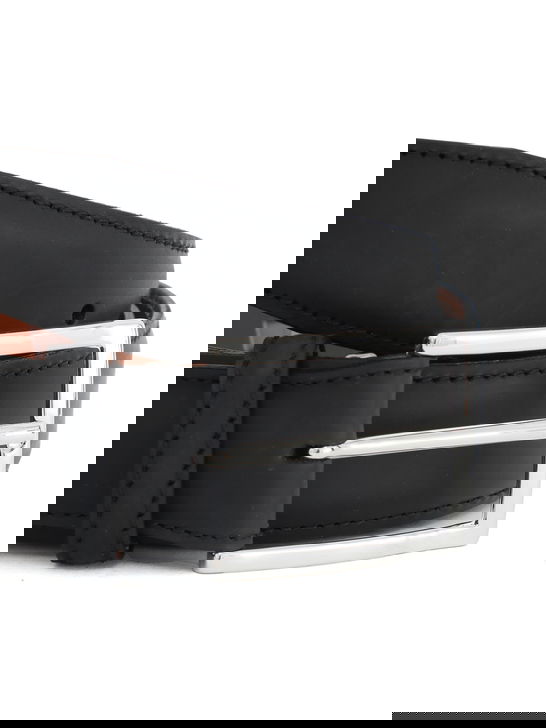 Berwick 1707 Cintura Berwick 1707 Pelle Cross Nero Ritorno libero