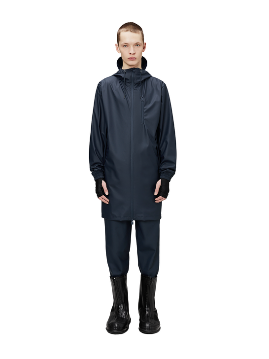 Rains Impermeabile Rains Long Storm Breaker Blu 2025