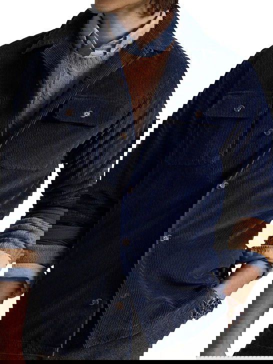 Polo Ralph Lauren Camicia Polo Ralph Lauren Sahariana Blu Consegna Veloce