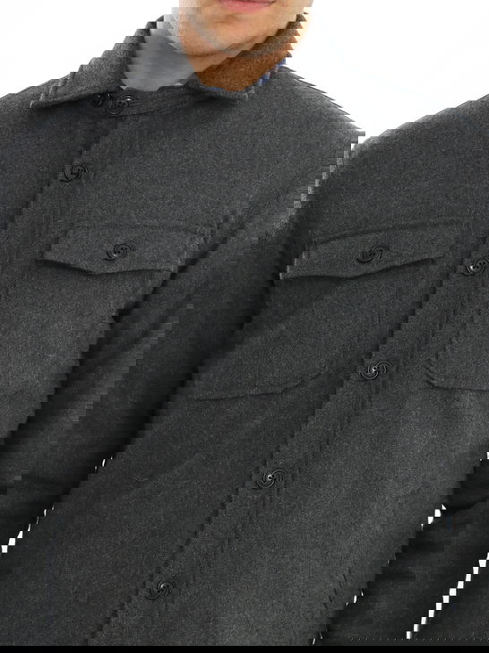 Bl'ker Overshirt Bl'ker Hunter Grigio Negozio online di fabbrica