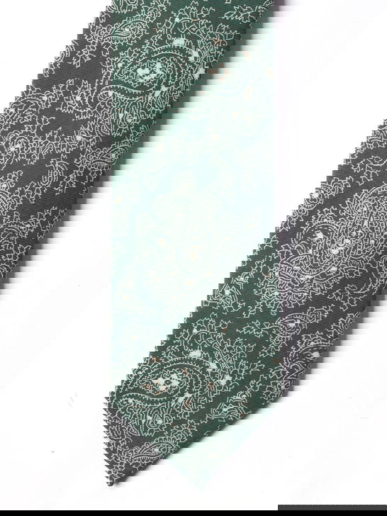 Holliday u0026 Brown Cravatta Holliday & Brown Twill Verde Enormi sconti