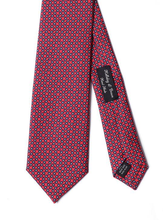 Holliday u0026 Brown Cravatta Holliday & Brown Twill Rosso Officina