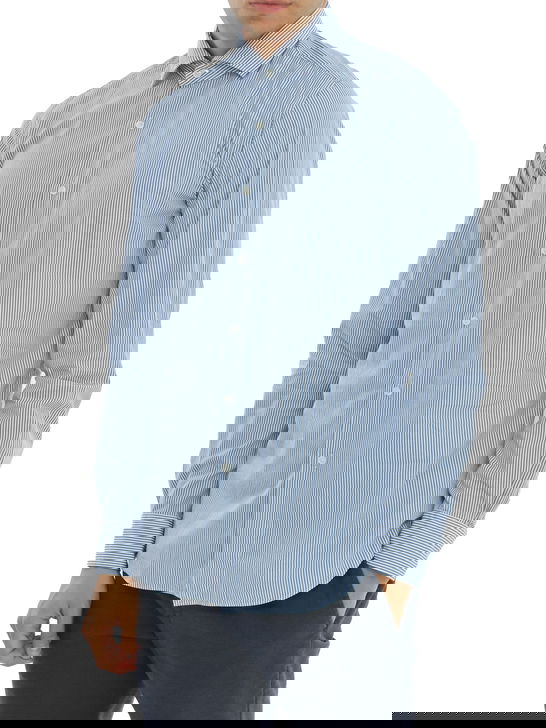Xacus Camicia Xacus Taylor Bianco-Blu Sconti questo mese