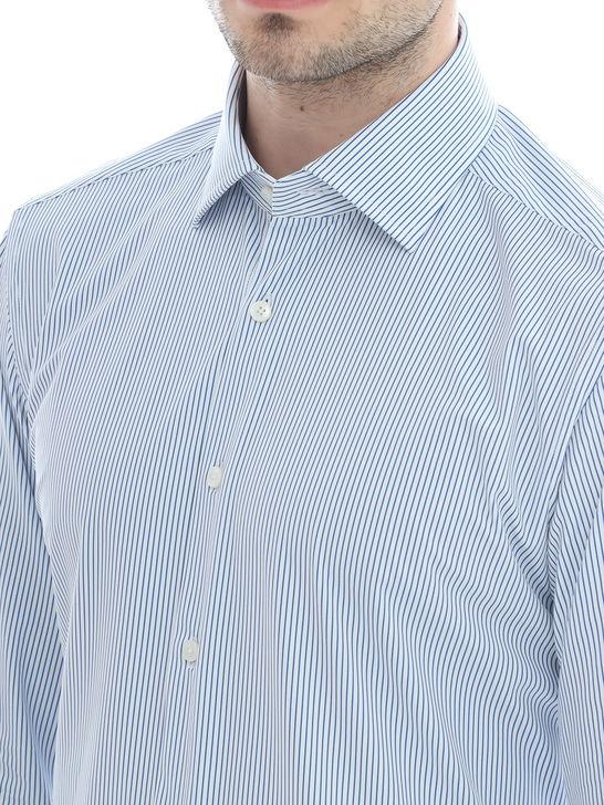 Xacus Camicia Xacus Taylor Active Bianco-Azzurro Nuovo
