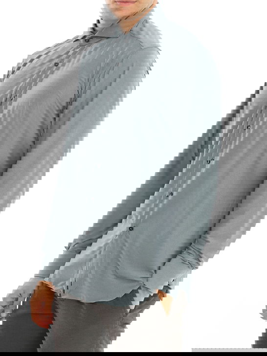 Xacus Camicia Xacus Flanella Tecnica Grigio Promozione