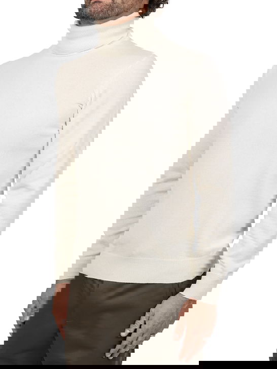 Kangra Maglia Kangra Cashmere Bianco Pezzi Unici