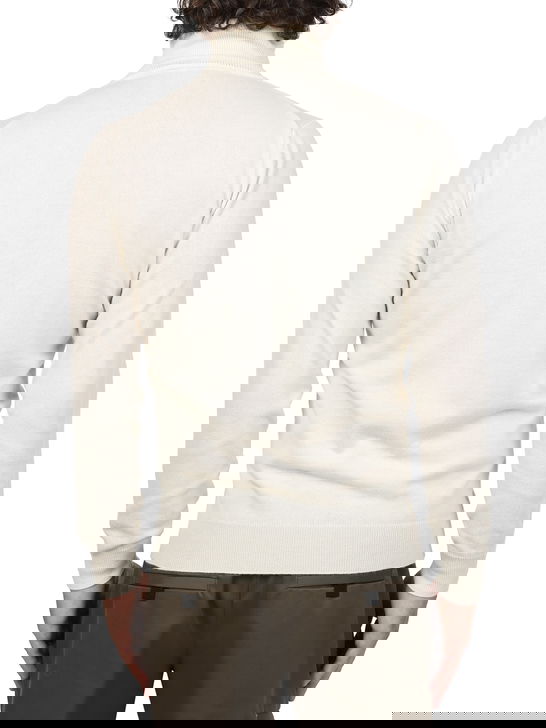 Kangra Maglia Kangra Cashmere Bianco Pezzi Unici