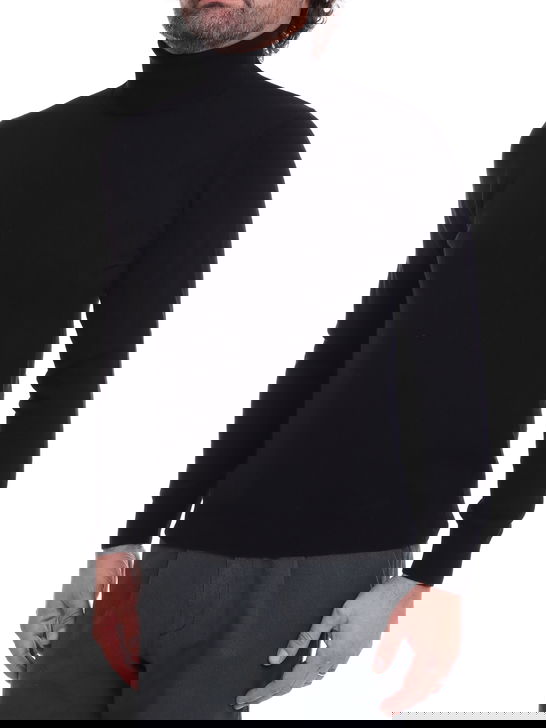 Kangra Maglia Kangra Cashmere Nero Qualità Garantita