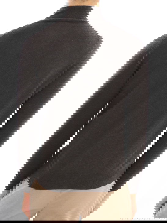 Kangra Cardigan Kangra Geelong Grigio Marrone Affare Del Giorno