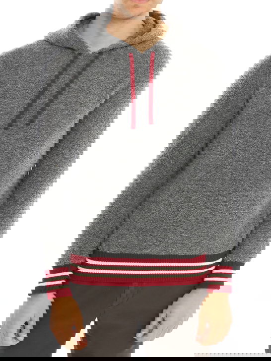 Gallia Felpa Gallia Cappuccio Grigio Saldi