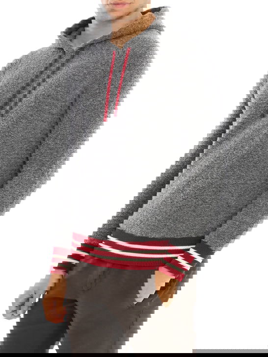 Gallia Felpa Gallia Cappuccio Grigio Saldi