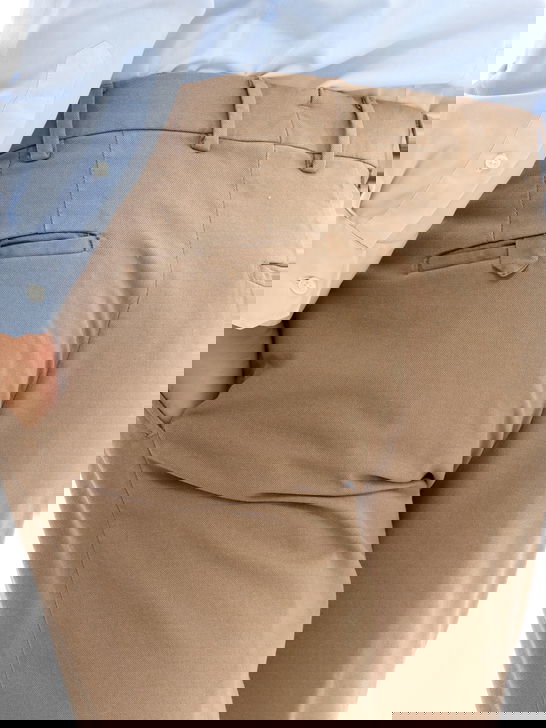 Devore Incipit Pantaloni Devore Incipit Melange Beige I Più Venduti