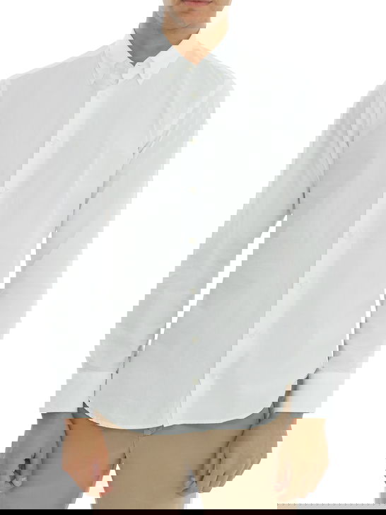 Bastoncino Camicia Bastoncino Pinpoint Bianco Flash Sale