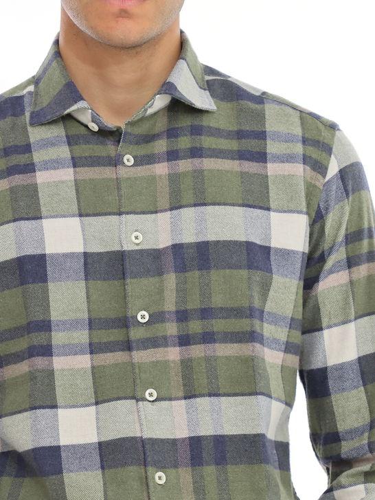 Bastoncino Camicia Bastoncino Check Verde Shopping online