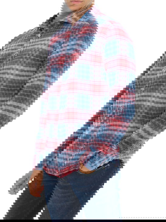 Bastoncino Camicia Bastoncino Check Blu Cyber Monday