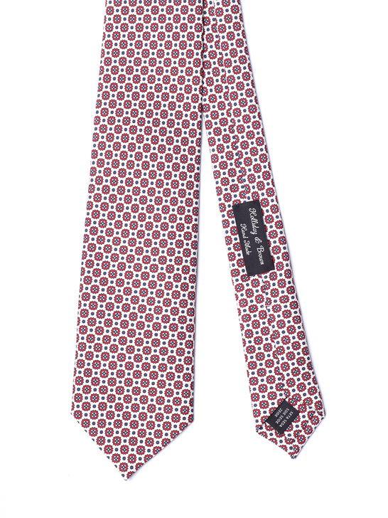Holliday u0026 Brown Cravatta Holliday & Brown Twill Bianco Offerta per la Festa della Mamma