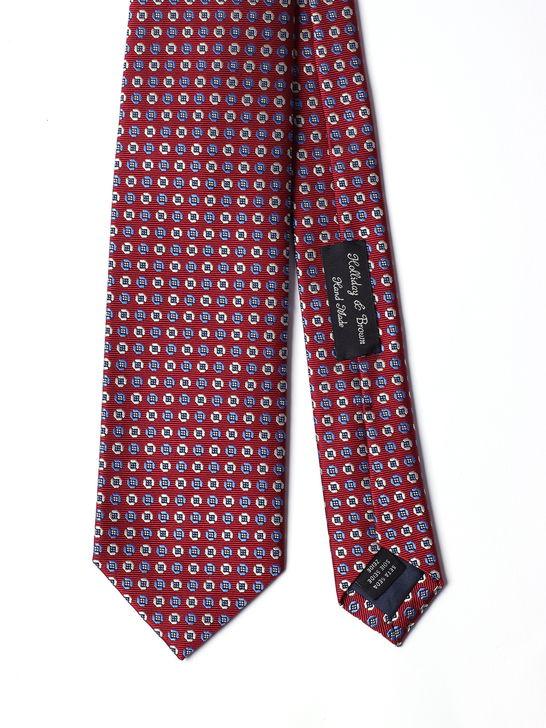 Holliday u0026 Brown Cravatta Holliday & Brown Jacquard Bordeaux Latest fashion