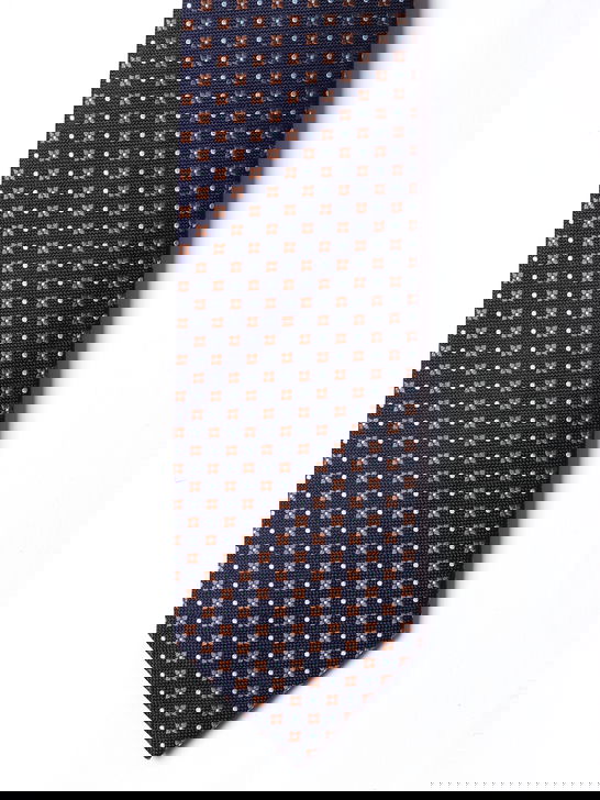 Holliday u0026 Brown Cravatta Holliday & Brown Jacquard Blu Online Outlet