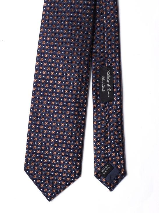 Holliday u0026 Brown Cravatta Holliday & Brown Jacquard Blu Online Outlet