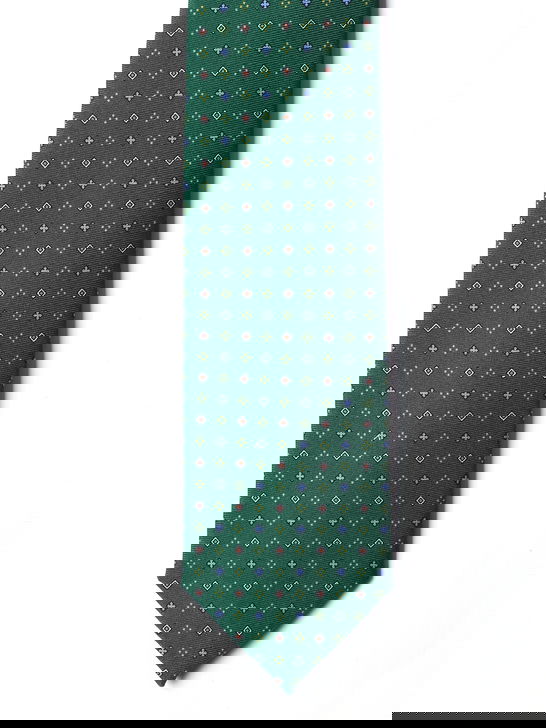 Holliday u0026 Brown Cravatta Holliday & Brown Twill Verde Lightning offer