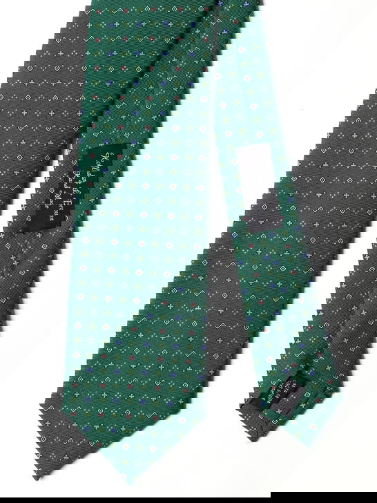 Holliday u0026 Brown Cravatta Holliday & Brown Twill Verde Lightning offer