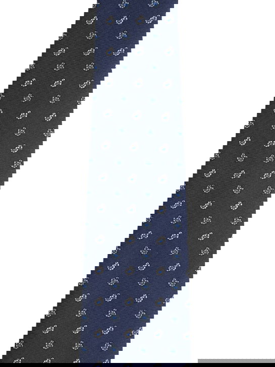 Holliday u0026 Brown Cravatta Holliday & Brown Stampata Blu Liquidazione