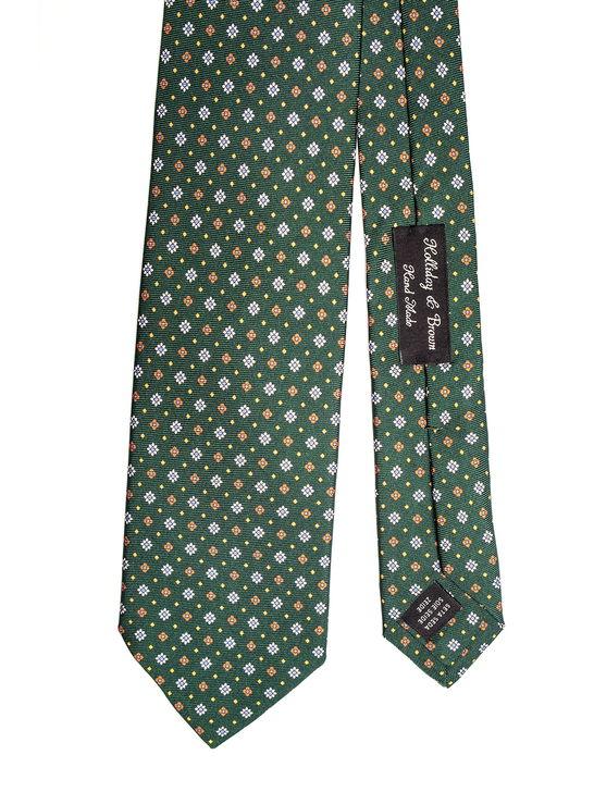 Holliday u0026 Brown Cravatta Holliday & Brown Stampata Verde Sostegno trimestrale