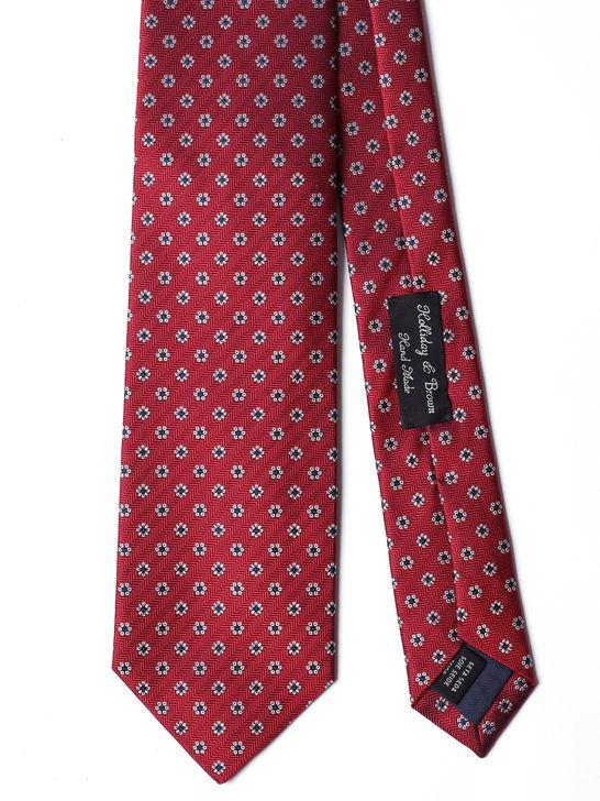 Holliday u0026 Brown Cravatta Holliday & Brown Jacquard Bordeaux 50% di sconto con spedizione gratuita
