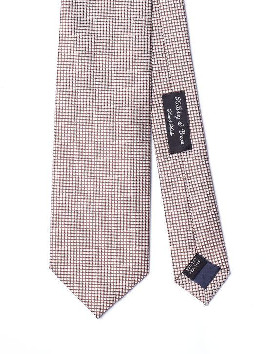 Holliday u0026 Brown Cravatta Holliday & Brown Jacquard Bianco Limitato a 3 giorni