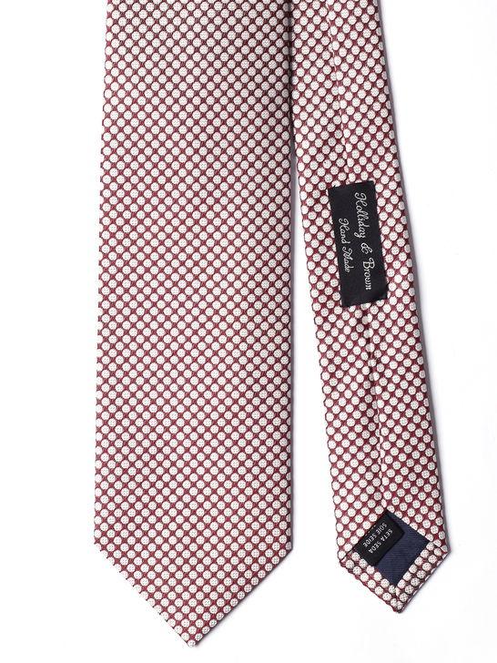 Holliday u0026 Brown Cravatta Holliday & Brown Jacquard Marrone Black Friday Prezzi