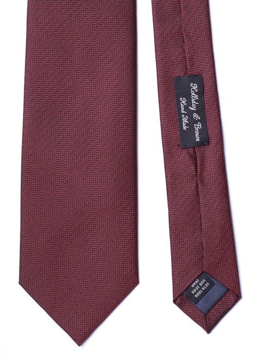 Holliday u0026 Brown Cravatta Holliday & Brown Jacquard Bordeaux Sconti questo mese
