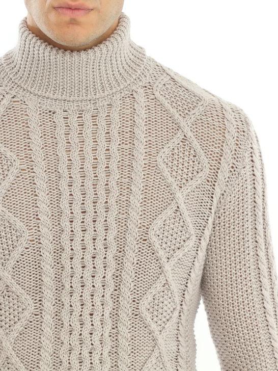 Rakki Maglia Rakkì Aran Grigio Vendita