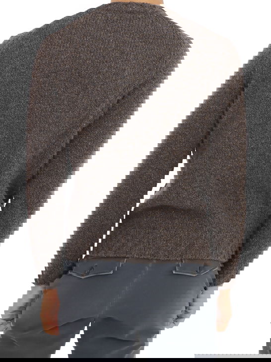 Filippo De Laurentiis Maglia Filippo De Laurentiis Yak Marrone Offerta speciale