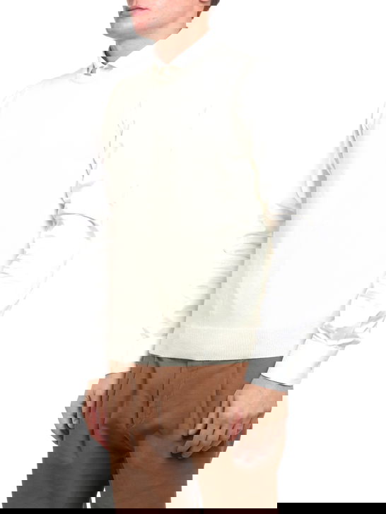 Filippo De Laurentiis Gilet Filippo De Laurentiis Bianco Offerta natalizia