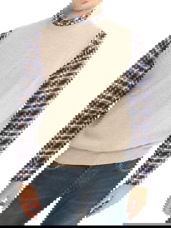 Filippo De Laurentiis Gilet Filippo De Laurentiis Beige Offerta Pasqua