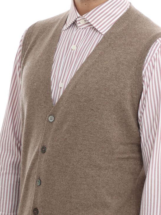 Filippo De Laurentiis Gilet Filippo De Laurentiis Beige Offerta per la Festa della Mamma