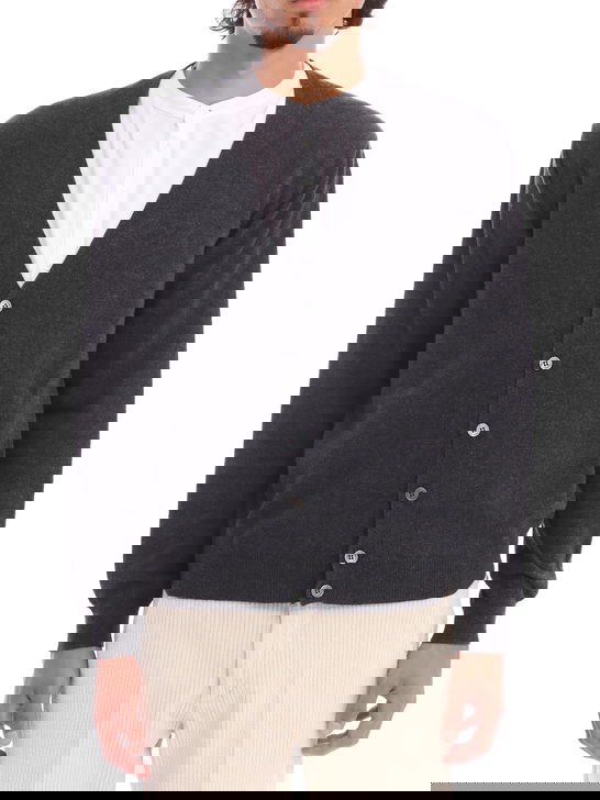 Filippo De Laurentiis Cardigan Filippo De Laurentiis Grigio Vendita calda
