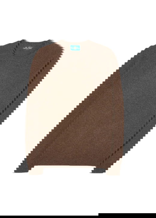 Alan Paine Maglia Alan Paine Lenzie Marrone Offerte stagionali