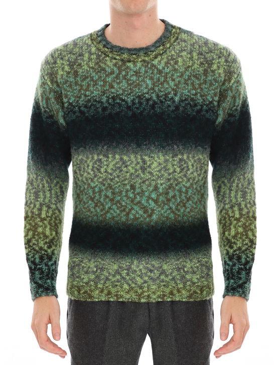 Kangra Maglia Kangra Lana-Alpaca Verde Pezzi Unici