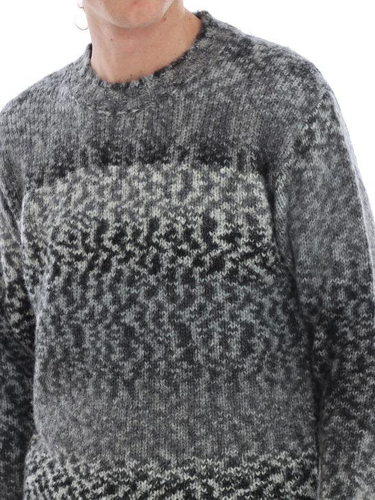 Kangra Maglia Kangra Lana-Alpaca Grigio Qualità Garantita